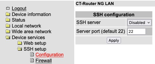 SSH Setup Configuration